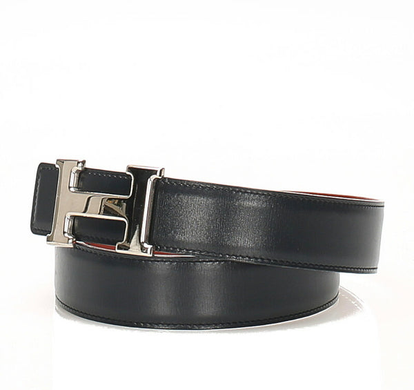 エルメス コンスタンス ブラック 黒 レザー ベルト レディース HERMES ○Z刻印（1996年製）刻印 中古