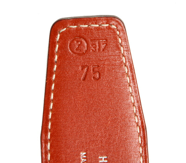 エルメス コンスタンス ブラック 黒 レザー ベルト レディース HERMES ○Z刻印（1996年製）刻印 中古