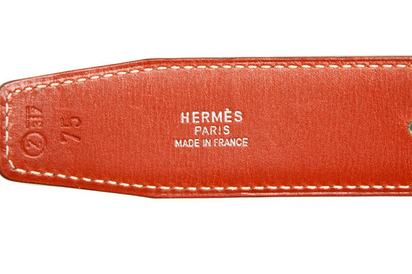 エルメス コンスタンス ブラック 黒 レザー ベルト レディース HERMES ○Z刻印（1996年製）刻印 中古