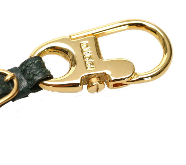 グッチ シェリーライン ゴールド メッキ キーホルダー レディース GUCCI 中古