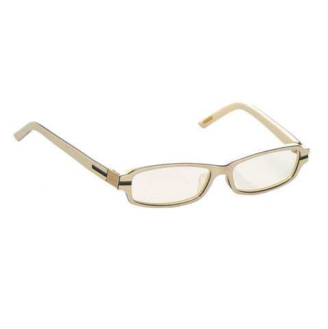 グッチ ホワイト ブルー プラスチック サングラス ユニセックス GUCCI 中古