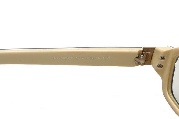 グッチ ホワイト ブルー プラスチック サングラス ユニセックス GUCCI 中古