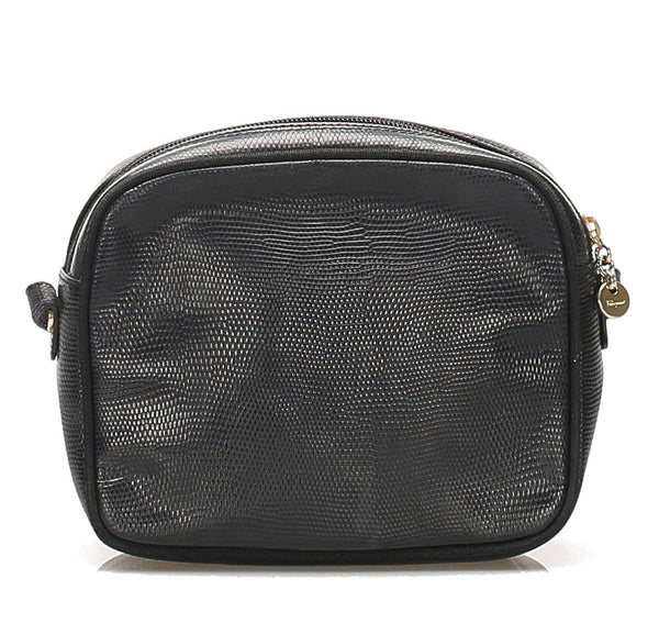 サルヴァトーレフェラガモ ヴァラ D21 3096 ブラック 黒 レザー ショルダーバッグ レディース Salvatore Ferragamo 中古