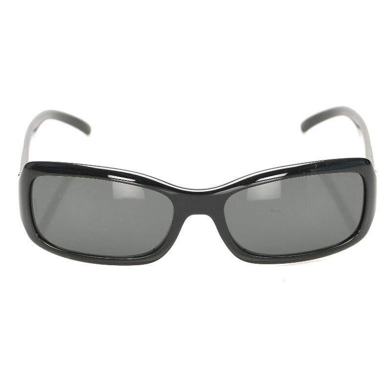 シャネル ココマーク 6024 ブラック 黒 プラスチック サングラス ユニセックス CHANEL 中古