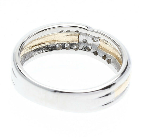 トラサルディ　K18/Pt900/ダイヤ/0.16ct   中古