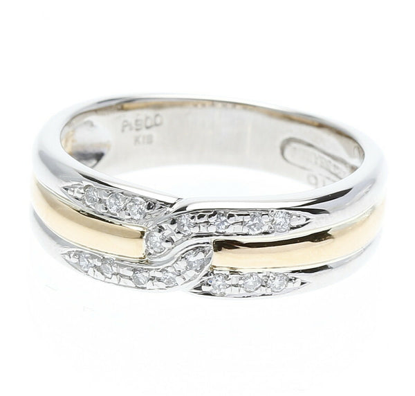 トラサルディ　K18/Pt900/ダイヤ/0.16ct   中古