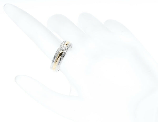 トラサルディ　K18/Pt900/ダイヤ/0.16ct   中古