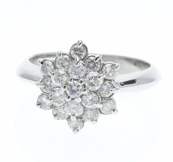 Pt900 プラチナ ダイヤ0.7ct リング 指輪 レディース 10号 中古