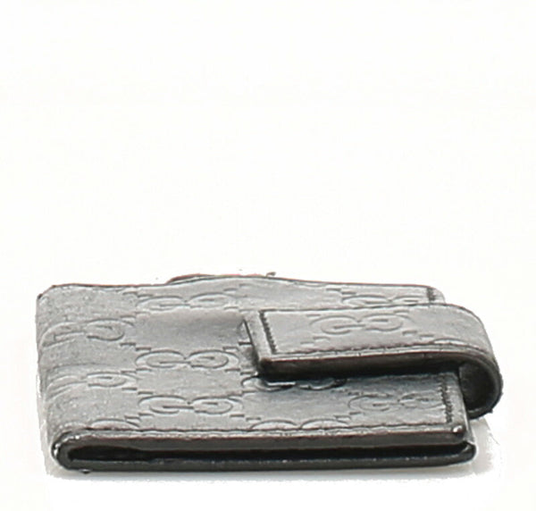 グッチ シマ 162363 ブラック 黒 レザー キーケース ユニセックス GUCCI 中古