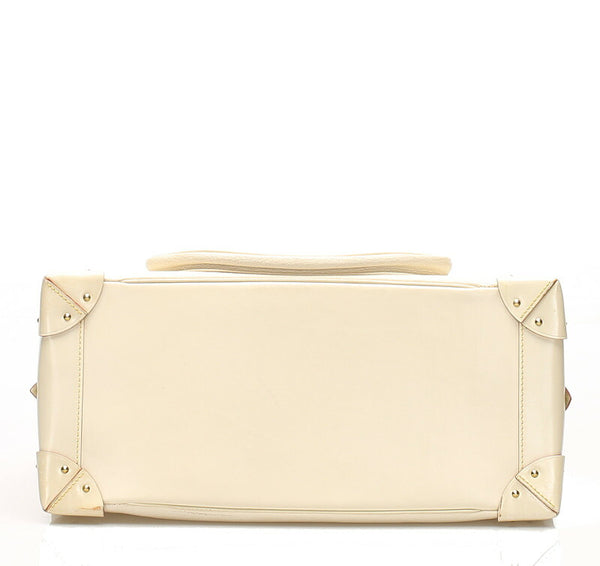 ルイ ヴィトン スハリ シュペールブ M91891 ブロン アイボリー レザー ハンドバッグ レディース LOUIS VUITTON 中古