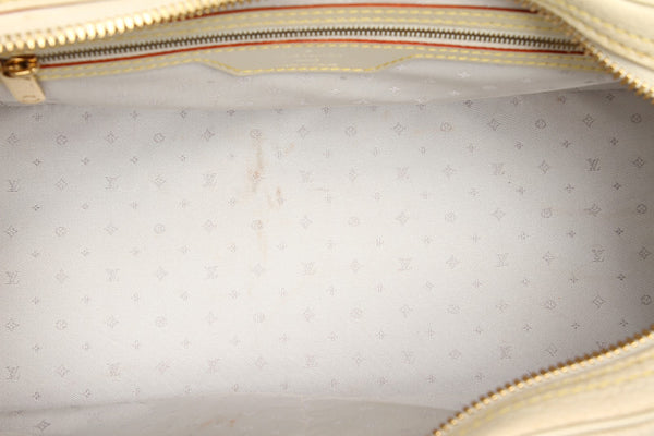 ルイ ヴィトン スハリ シュペールブ M91891 ブロン アイボリー レザー ハンドバッグ レディース LOUIS VUITTON 中古
