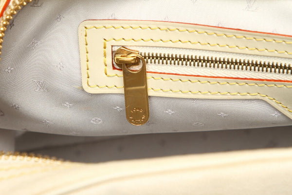ルイ ヴィトン スハリ シュペールブ M91891 ブロン アイボリー レザー ハンドバッグ レディース LOUIS VUITTON 中古