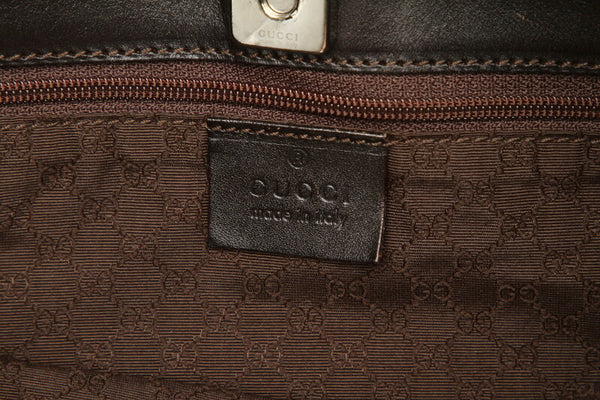 グッチ シェリーライン ウェビングライン 001 4321 ベージュ ブラウン  キャンバス レザー ショルダーバッグ レディース GUCCI 中古