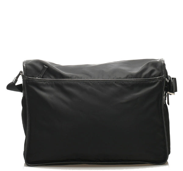 プラダ ブラック 黒 ナイロン ショルダーバッグ レディース PRADA 【中古】