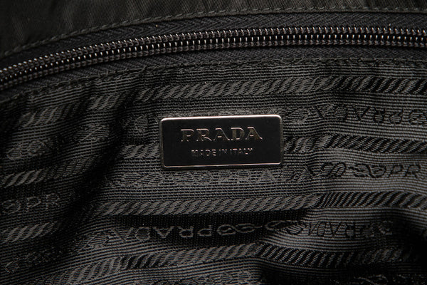 プラダ ブラック 黒 ナイロン ショルダーバッグ レディース PRADA 【中古】