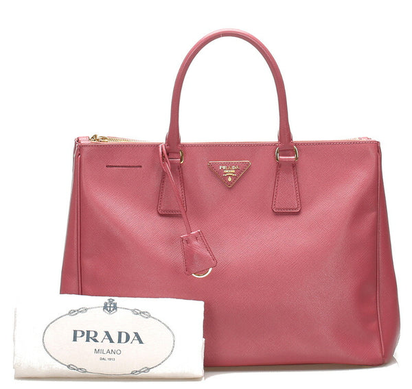 プラダ ピンク サフィアーノ ショルダーバッグ レディース PRADA 中古