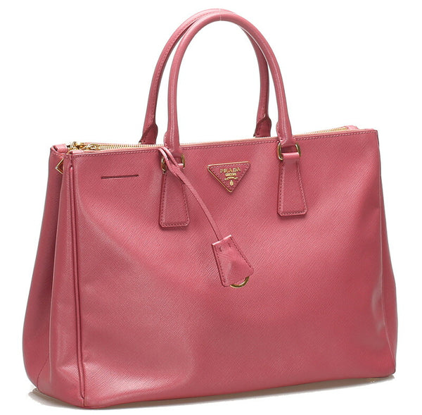 プラダ ピンク サフィアーノ ショルダーバッグ レディース PRADA 中古