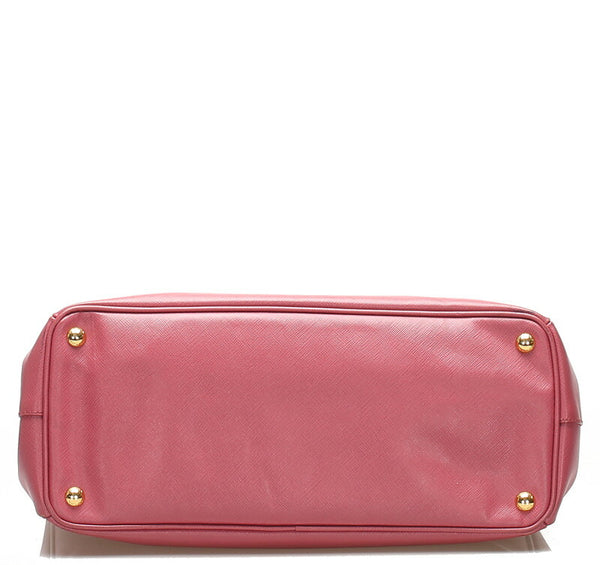 プラダ ピンク サフィアーノ ショルダーバッグ レディース PRADA 中古