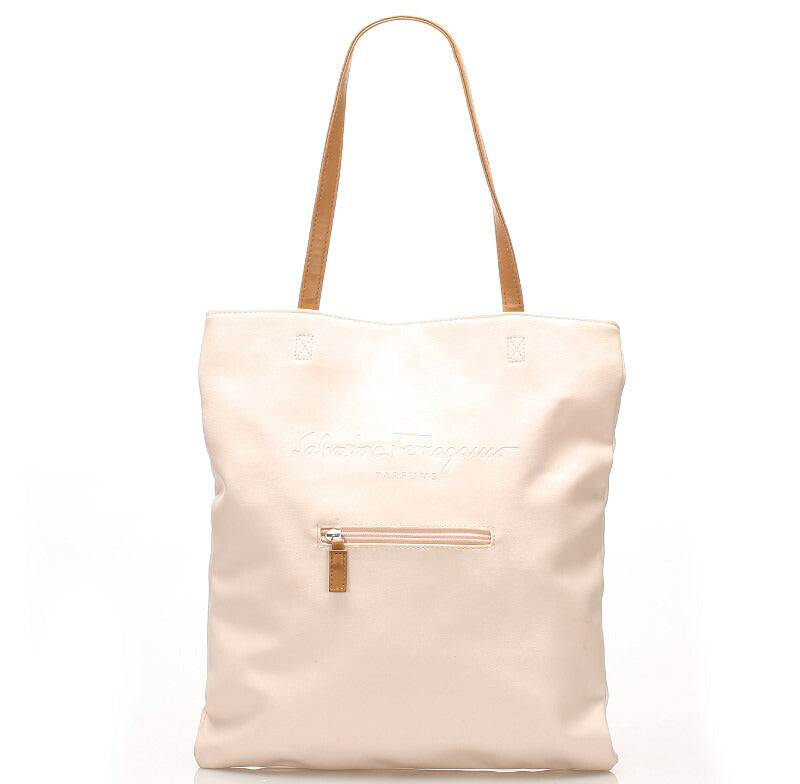 サルヴァトーレフェラガモ ピンク レザー トートバッグ レディース Salvatore Ferragamo 中古