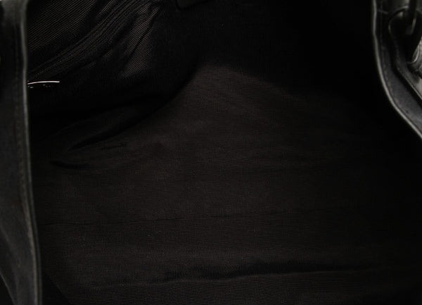 サルヴァトーレフェラガモ ガンチーニ EX-21 5378 ブラック 黒 キャンバス レザー ショルダーバッグ レディース Salvatore Ferragamo 中古