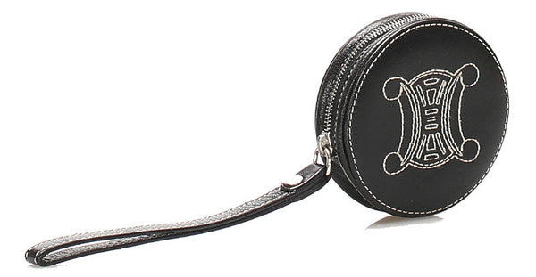 セリーヌ ブラック 黒 レザー ポーチ レディース CELINE 中古