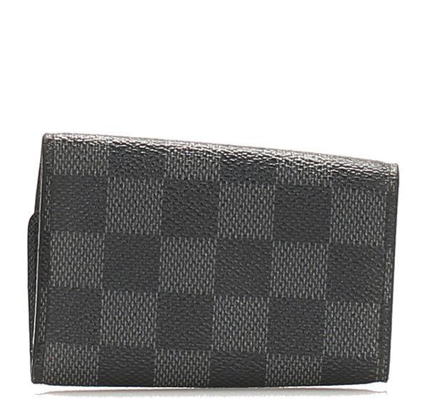 ルイ ヴィトン ダミエグラフィット ミュルティクレ6 N62662 ブラック グレー PVC レザー キーケース メンズ LOUIS VUITTON 中古