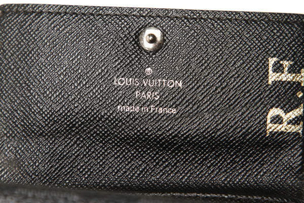 ルイ ヴィトン ダミエグラフィット ミュルティクレ6 N62662 ブラック グレー PVC レザー キーケース メンズ LOUIS VUITTON 中古