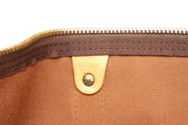 ルイ ヴィトン モノグラム キーポル バンドリエール 60 M41412 ブラウン 茶 PVC レザー ボストンバッグ レディース LOUIS VUITTON 中古