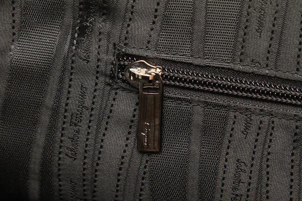 サルヴァトーレフェラガモ ダリナ DH-21 B523 ブラック レザー ハンドバッグ レディース Salvatore Ferragamo 中古