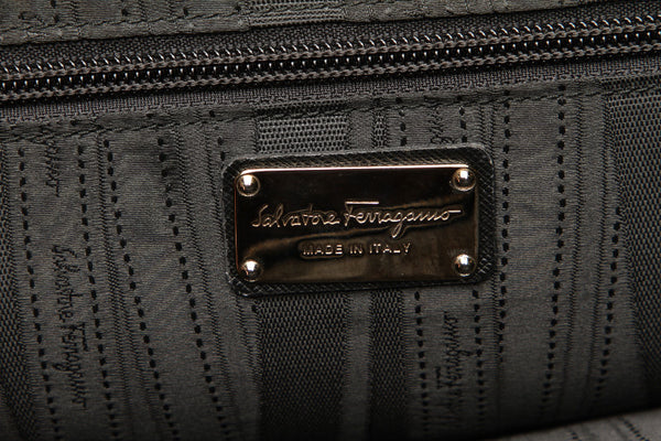 サルヴァトーレフェラガモ ダリナ DH-21 B523 ブラック レザー ハンドバッグ レディース Salvatore Ferragamo 中古