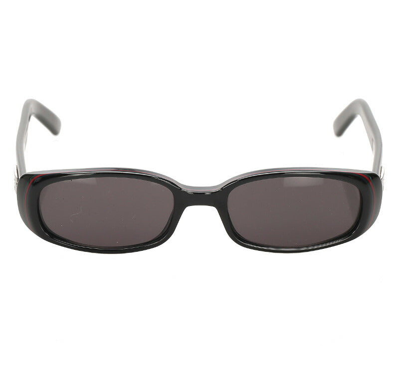 グッチ シェリーライン ブラック 黒 プラスチック サングラス レディース GUCCI 中古