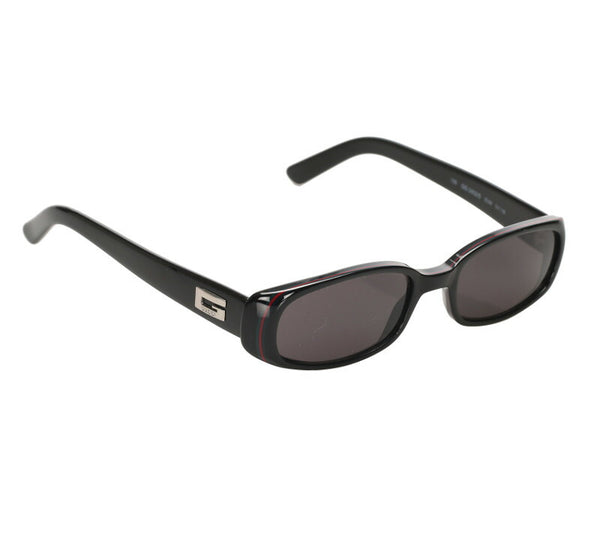 グッチ シェリーライン ブラック 黒 プラスチック サングラス レディース GUCCI 中古