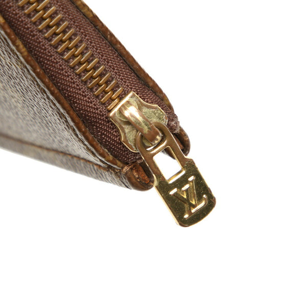 ルイ ヴィトン モノグラム ポッシュドキュマン M533456 ブラウン PVC レザー クラッチバッグ メンズ LOUIS VUITTON 中古