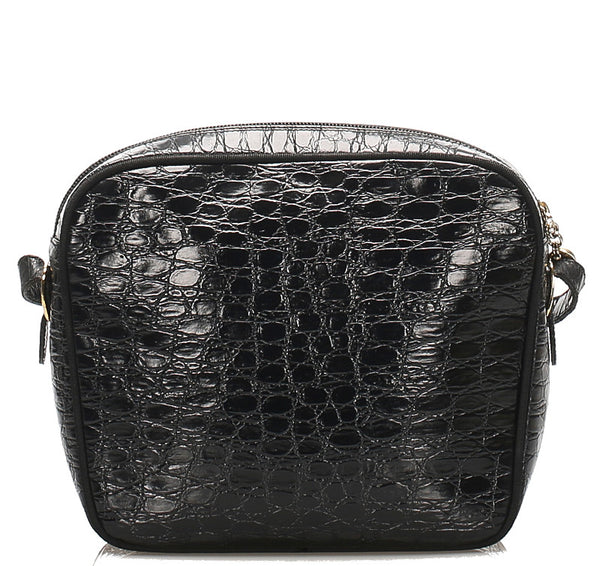 サルヴァトーレフェラガモ ヴァラ A21 6677 ブラック 黒 レザー ショルダーバッグ レディース Salvatore Ferragamo 中古