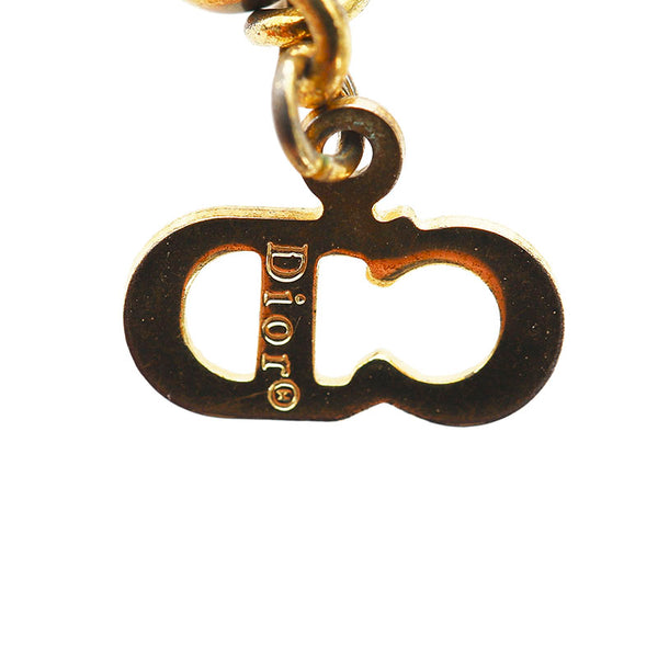 クリスチャンディオール ゴルード メッキ ハート ロゴ ネックレス レディース Christian Dior 【中古】