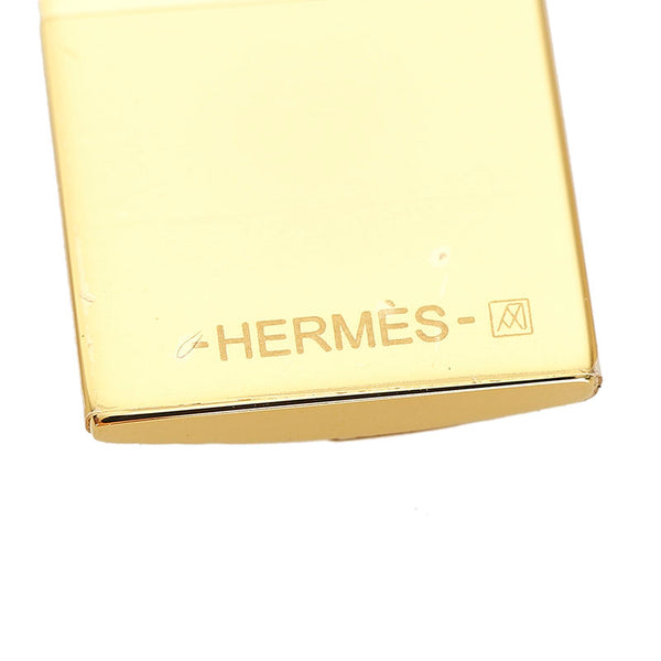 エルメス ゴルード メッキ カデナ ネックレス レディース HERMES D刻印 【中古】