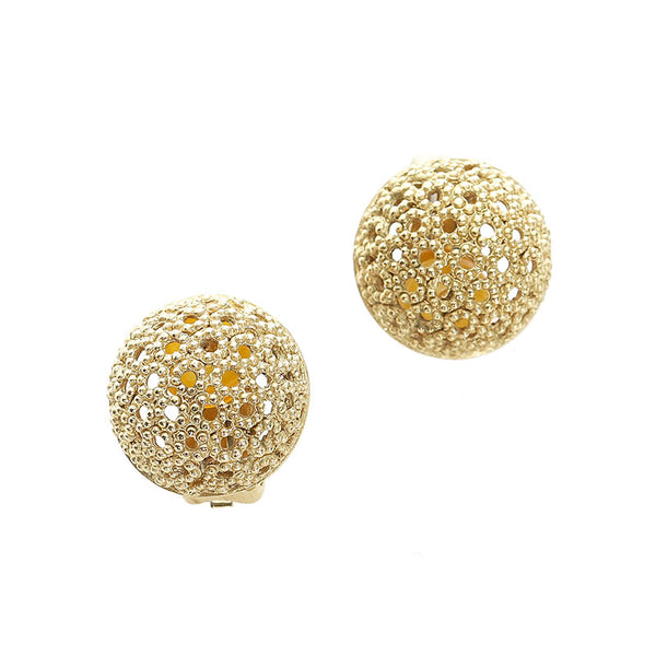 クリスチャンディオール ゴルード メッキ イヤリング レディース Christian Dior 【中古】