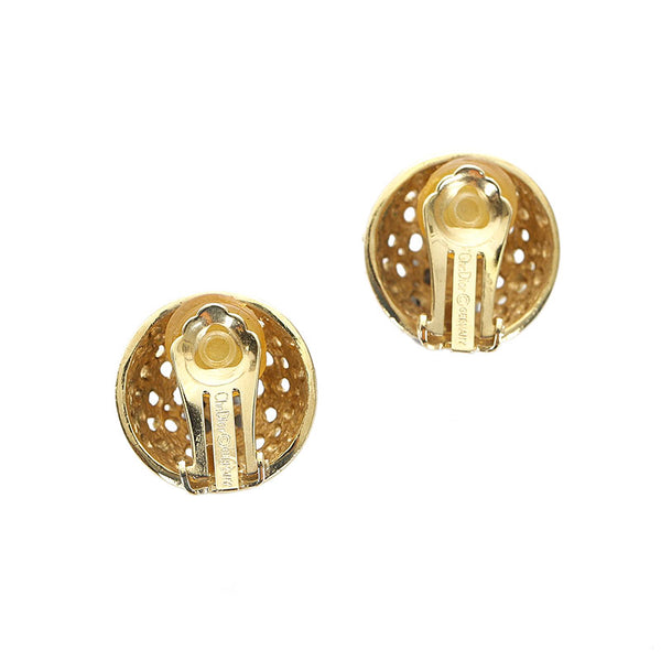 クリスチャンディオール ゴルード メッキ イヤリング レディース Christian Dior 【中古】