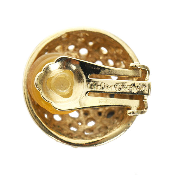 クリスチャンディオール ゴルード メッキ イヤリング レディース Christian Dior 【中古】