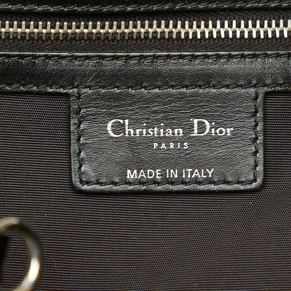 クリスチャンディオール パナレア ブラック PVC レザー トートバッグ レディース Christian Dior 【中古】