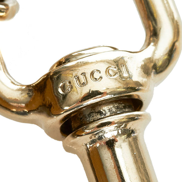 グッチ GGスプリーム グッチョリ プードル ルル ブラウン PVC レザー キーホルダー レディース GUCCI 【中古】