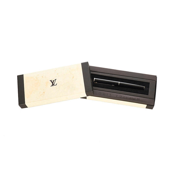 ルイ ヴィトン N79252 ブラック シルバー メタル K18（ペン先） 万年筆 メンズ LOUIS VUITTON 【中古】