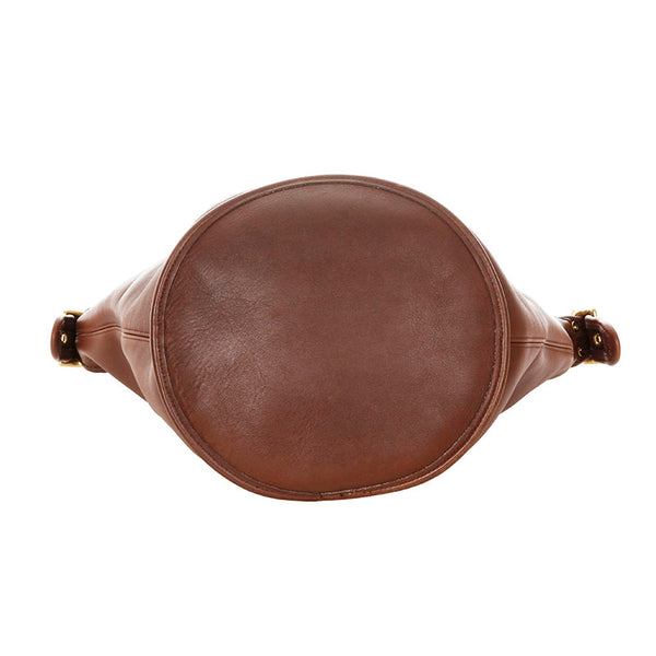 コーチ 9085 ブラウン レザー ショルダーバッグ レディース COACH 【中古】