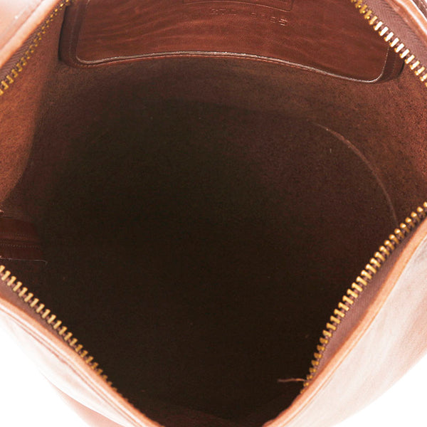 コーチ 9085 ブラウン レザー ショルダーバッグ レディース COACH 【中古】