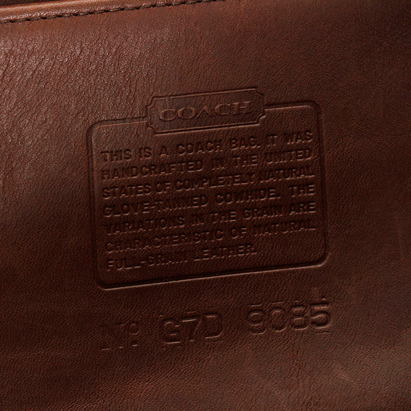 コーチ 9085 ブラウン レザー ショルダーバッグ レディース COACH 【中古】