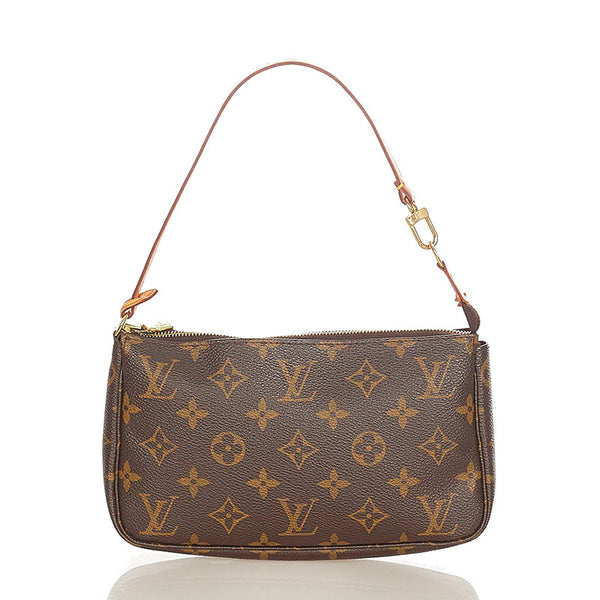 ルイ ヴィトン モノグラム アクセソワール M51980 ブラウン PVC レザー アクセサリーポーチ ショルダーバッグ 2WAY レディース LOUIS VUITTON 【中古】