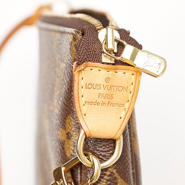 ルイ ヴィトン モノグラム アクセソワール M51980 ブラウン PVC レザー アクセサリーポーチ ショルダーバッグ 2WAY レディース LOUIS VUITTON 【中古】