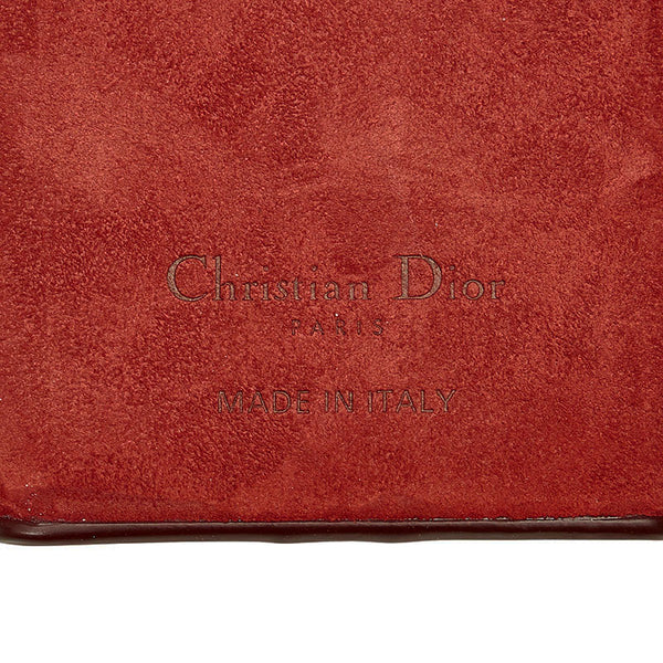 クリスチャンディオール iPhoneケース X/XS ワインレッド エナメル iPhoneケース レディース Christian Dior 【中古】