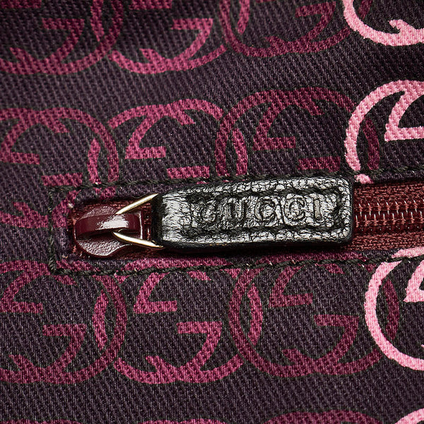 グッチ シェリー 162882 ブラック レザー ショルダーバッグ レディース GUCCI 【中古】