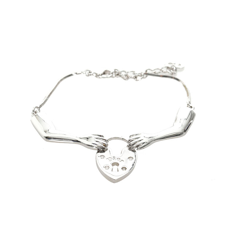 クリスチャンディオール シルバー メタル 鍵と手モチーフ ブレスレット レディース Christian Dior 【中古】